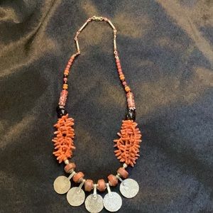 Tribal boho look necklace